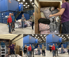 Container packed for South Africa